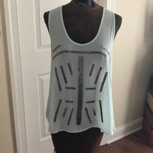Alice Moon Sheer Beaded Tank - FINAL SALE